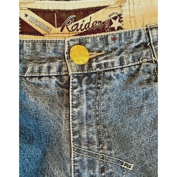 Vintage Y2k Raider Jeans 40x34 Baggy Skate Wide Leg 90s Hip Hop - Picture 5 of 7